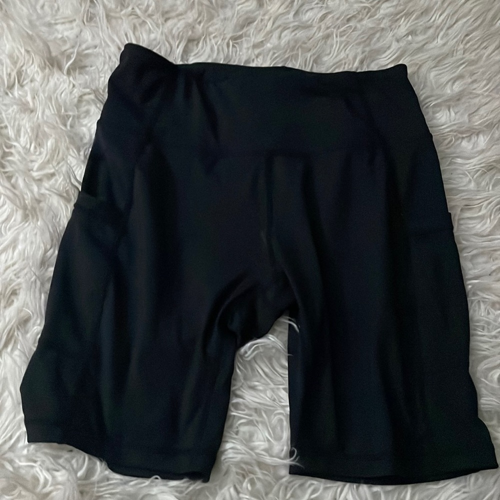 Womens Black Biker Shorts
